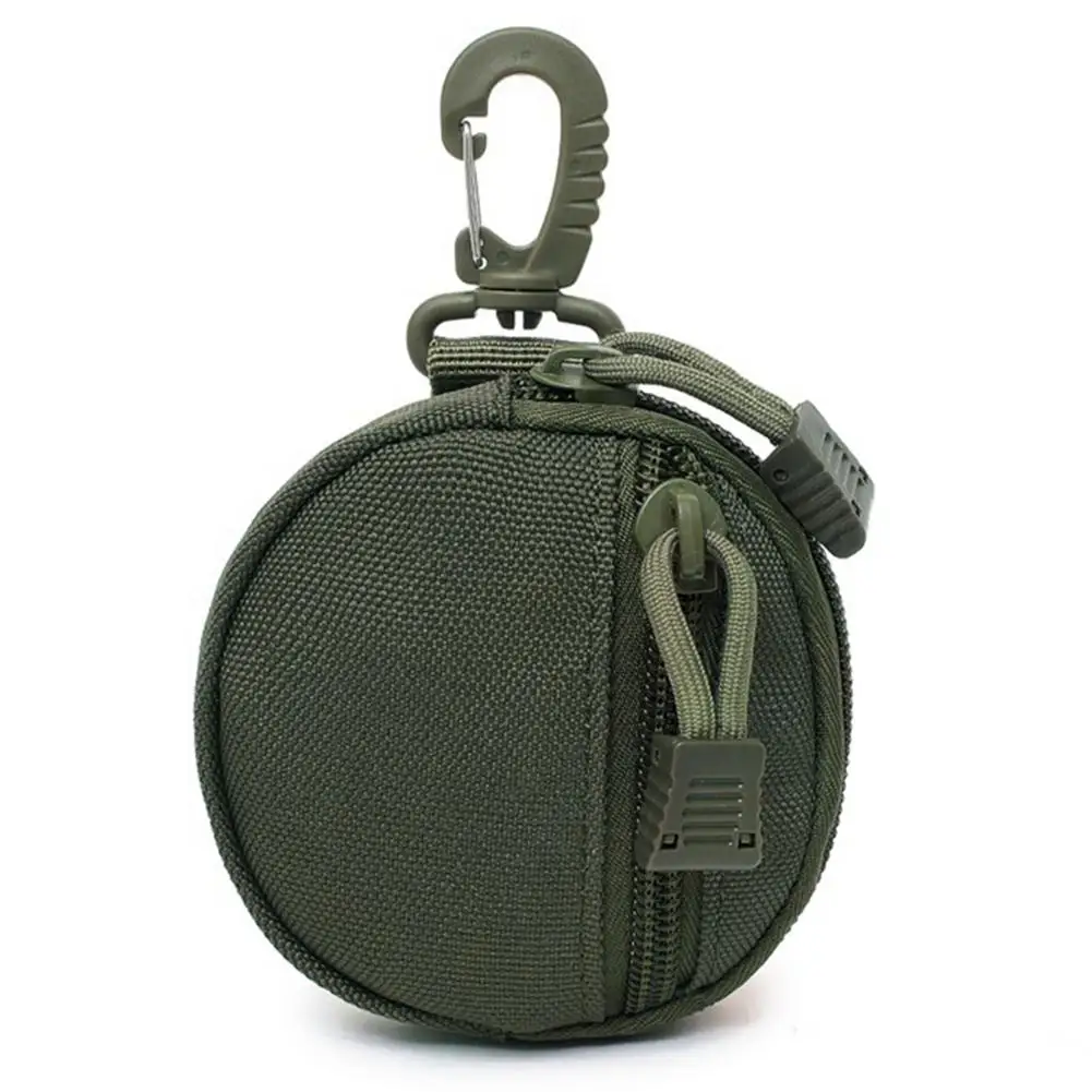 

EDC Pouch Coin Storage Zipper Bag Military Running Pouch Portable Key Coin Purse With Hook Mini Pocket Waist Belt Bag