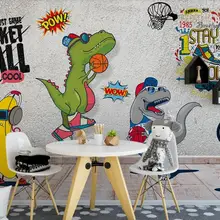 Пользовательские 3D Настенные обои мода мультфильм животное детская комната фон стены