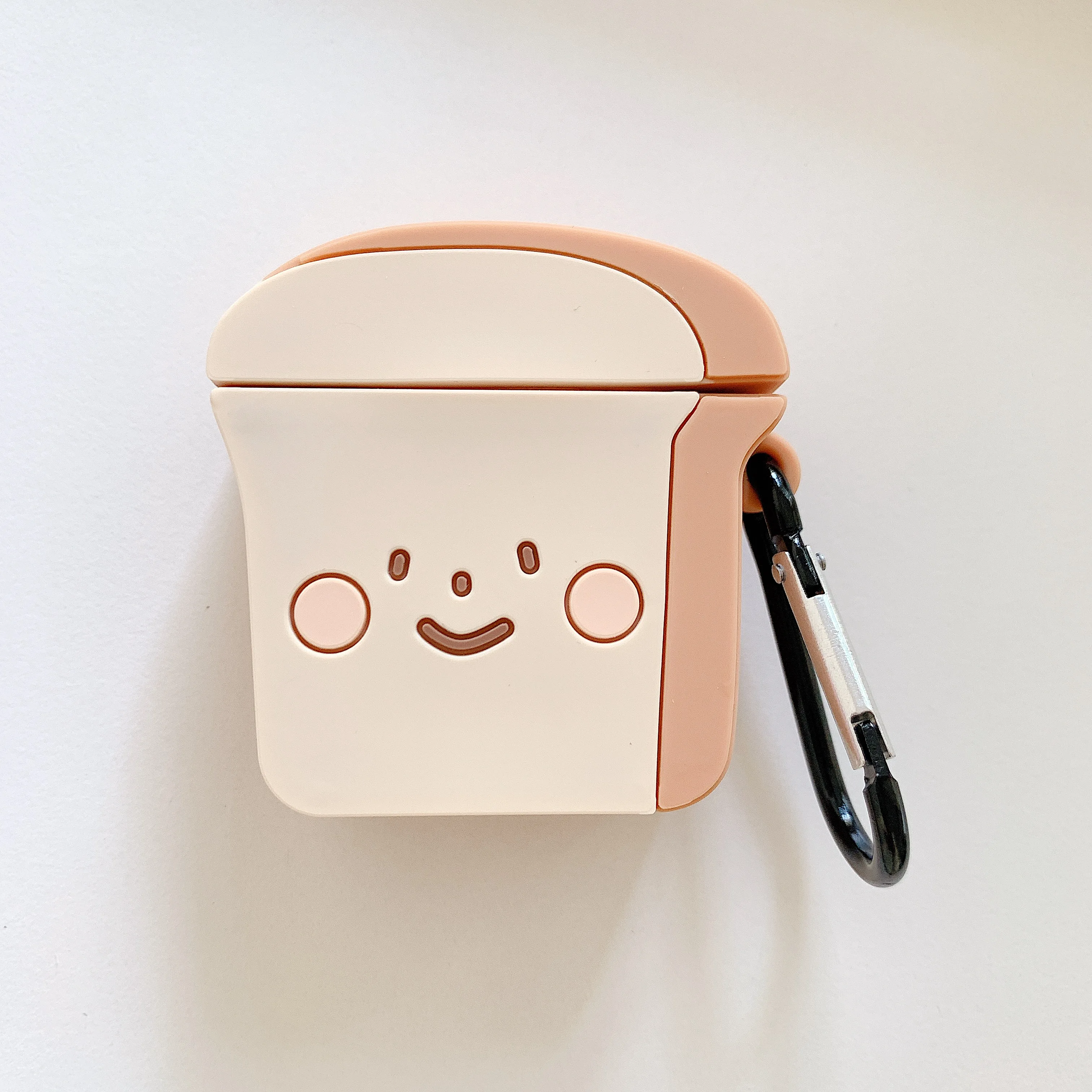

3D Bluetooth Wireless Cartoon Toast Earphone Case For AirPods 2 Case Silicone Cover Accessories for Apple Air pods Charging Box