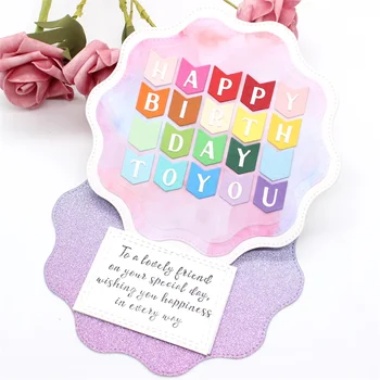 

KSCRAFT Wonky Flower Nesting Frames Metal Cutting Dies Stencils for DIY Scrapbooking Decorative Embossing DIY Paper Cards