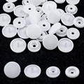 White Snap Button