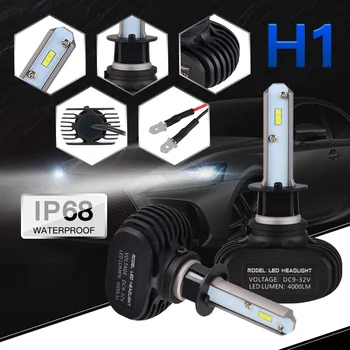

H1 Car LED Headlight Bulbs Fog Light For BMW R1150GS 1999-2004 R1150GS Adventure R1150R Rockster 2002-2006 High and Low Beam
