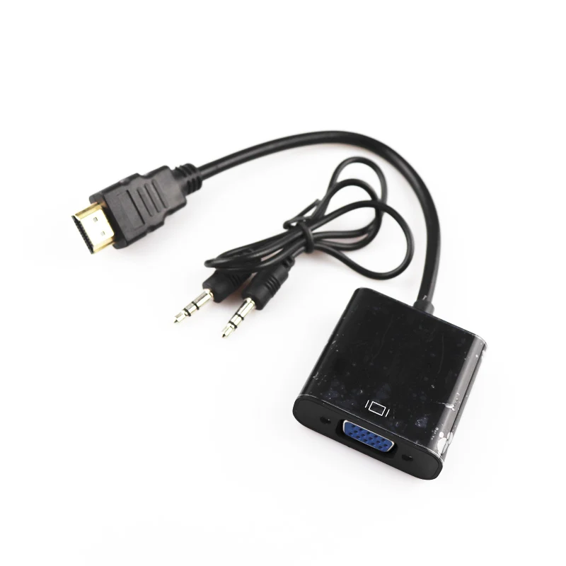 HDMI compatible to VGA Adapter Digital to Analog Video Audio Converter