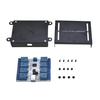 

8 Channel USR800 Controller 12V USB Board Module Controller for Automation Robotics Smart Home Black