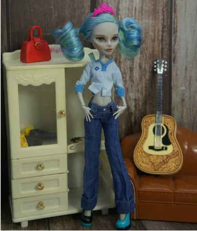 Различные стили, оригинальная Одежда для куклы monster high, комплект с платьем, Школьные Аксессуары волшебника - Цвет: see chart 1