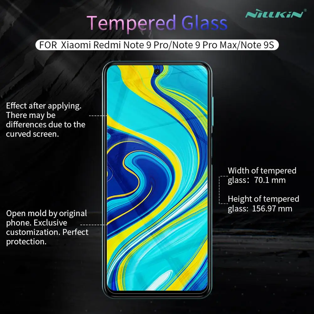 Redmi Note 9S стекло Nillkin H + Pro 0 2 мм защита для экрана из закаленного стекла Xiaomi