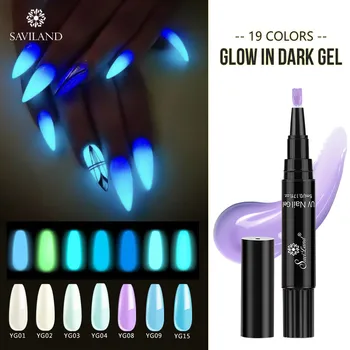 

Hot 19 Colors Neon Phosphor Nail Polish Luminous Nail Art Decorations Fluorescent Glitter Glow Pigment UV Gel Polish Design