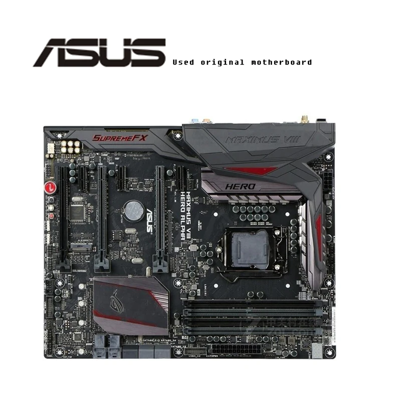 

For Asus ROG MAXIMUS VIII HERO ALPHA Original Used Desktop Intel Z170 Z170M DDR4 Motherboard LGA 1151 i7/i5/i3 USB3.0 SATA3