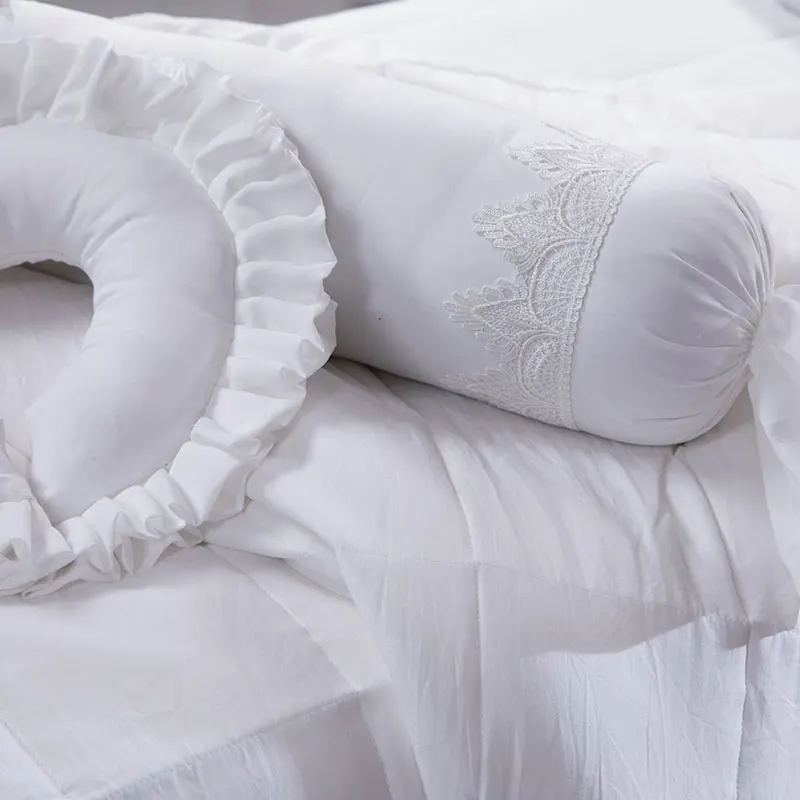 Персонализированное простое стираное хлопковое стеганое одеяло из четырех частей, покрывало на кровать, Набор стульев, эластичный с наволочкой