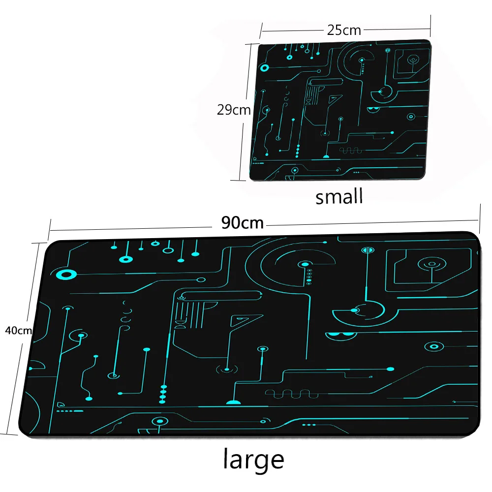 thumbnail image 1 of Alfombrilla de ratón con circuito digital XXL para ordenador portátil, accesorios para juegos, oficina, hogar, teclado, 3D, para escritorio, 1 of 4