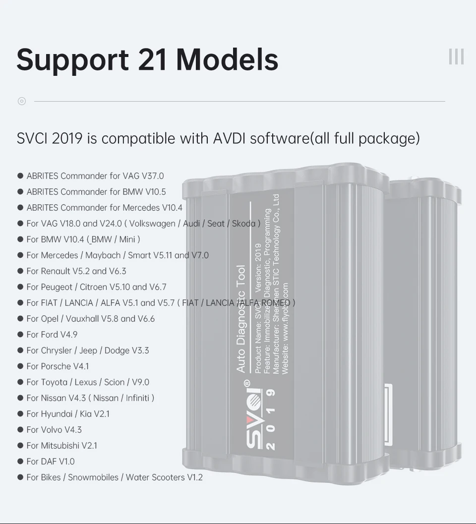 А + Новый FVDI SVCI 2018 ABRITES Commander с 18 программным обеспечением для большинства автомобилей Avdi ABRITES сканер полный FVDI 2015 диагностический инструмент