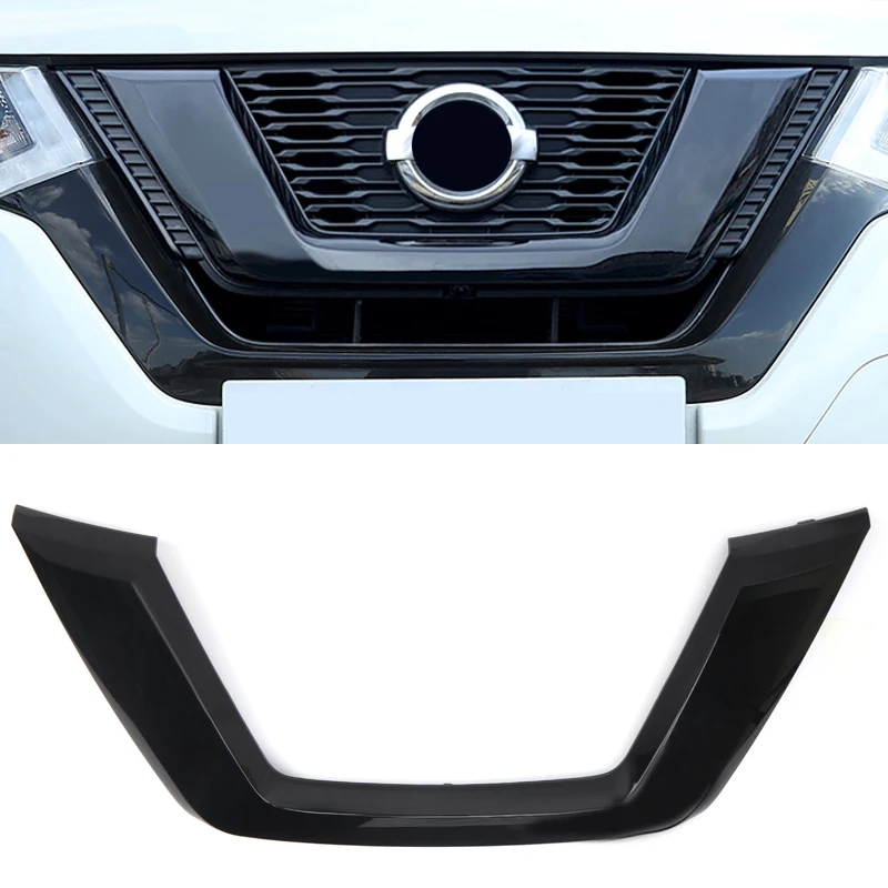 Автомобильные аксессуары для Nissan Rogue X-Trail T32 2017 2018 2019 глянцевая черная передняя
