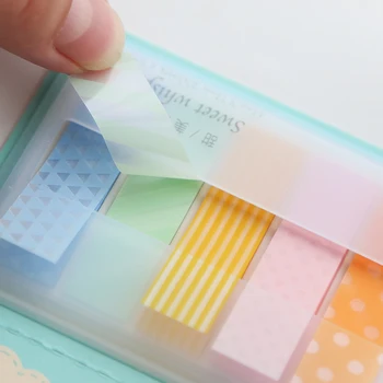 

Waterproof Sticky Marker 4.4*1.2cm DIY Index Stickers 20 Sheets