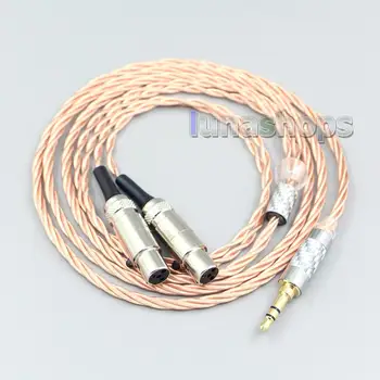 

LN007185 Silver Plated OCC Shielding Coaxial Earphone Cable For Audeze LCD-3 LCD-2 LCD-X LCD-XC LCD-4z LCD-MX4 LCD-GX