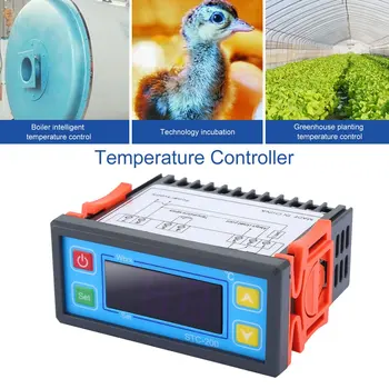 

STC-200+ Digital Control Temperature Microcomputer Thermostat Switch Regulator Adjustable Thermometer Thermoregulator
