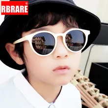RBRARE/классические круглые детские солнцезащитные очки ярких цветов с Впадиной; детские солнцезащитные очки для улицы