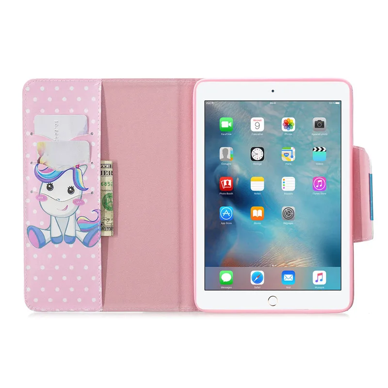 Чехол для iPad Mini 5 с милым единорогом из искусственной кожи чехол подставка 4 3 2 +