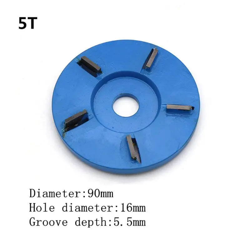3/5/6 Зубы на плоской подошве Мощность резак по дереву диск для 16 мм Угловая шлифовальная машина