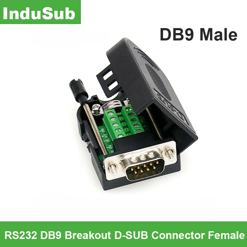 

DB9 Connector Male FEMale transfer-free RS232 RS485 terminal DB9 Breakout D-SUB Solderless Connector Female