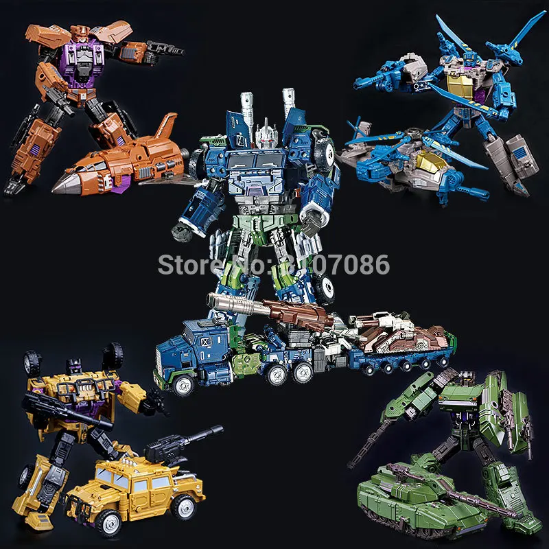 G1 YX Bruticus члены ONSLAUGHT Blastoff Vortex Brawl Swindle 5 в 1 сплав трансформации X9 увеличение KO Edition