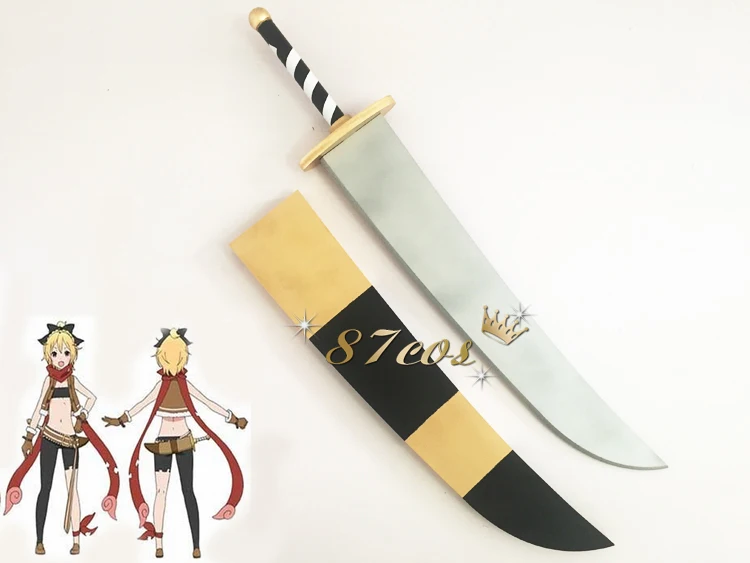 Hot Anime Re:Life In A Different World From Zero Felt Short Sword Weapon Halloween Carnival Cosplay Party Props Accessories |