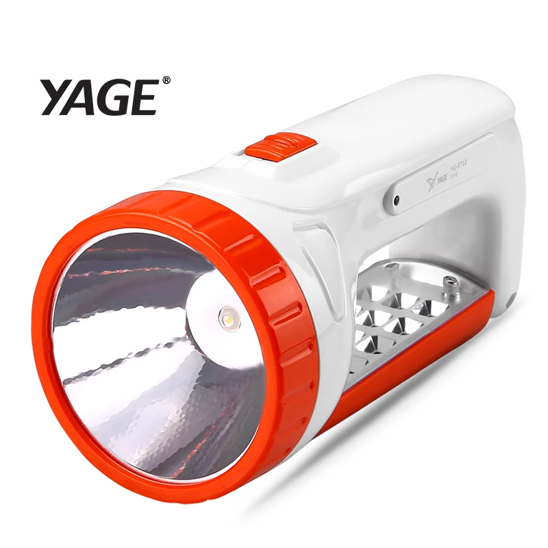 

YAGE portable light led flashlight Solar Engergy searchlight portable spotlight double lamp lantern desk lamp light 2-modes