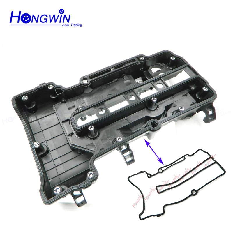 PCV Valve Cover Repair Kit Valve Cap With Membrane With Gasket For GM Chevy Cruze Sonic Trax Chevrolet 1.4L 25198874 ONE SET engine pcv valve cover repair kit