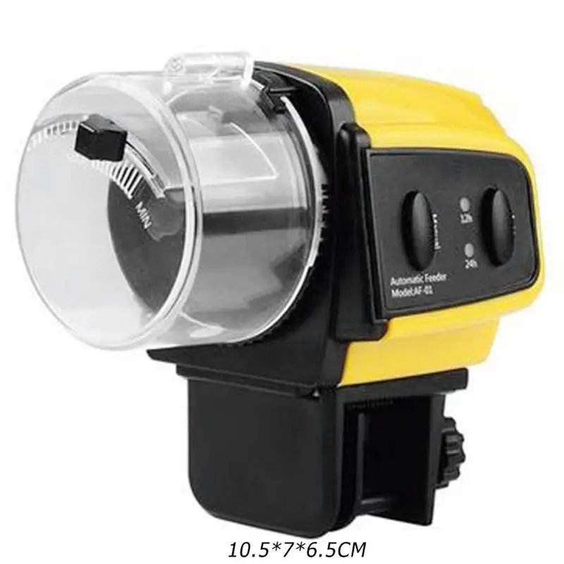Automatic Aquarium Timer Feeder New High Quality Strong Operability Portable Auto Fish Tank Food Dispenser Tools 10.5x7x6.5cm