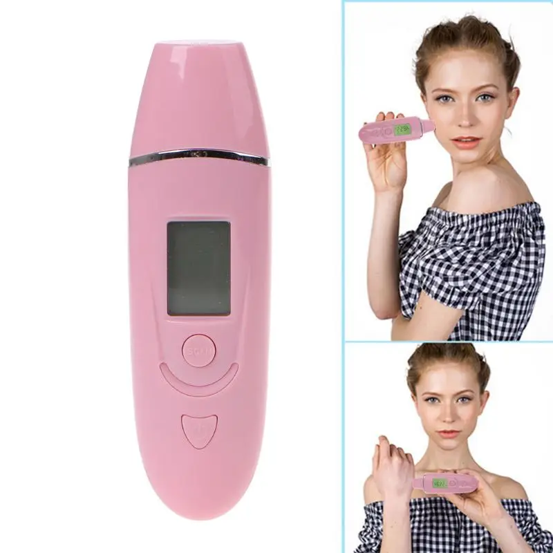 Цифровой датчик для кожи, тестер для лица, анализатор влажности, воды, масла, монитор, красота, спа QX2D