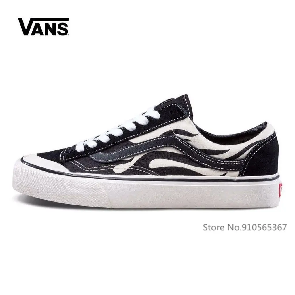 vans style 36 sf flame black