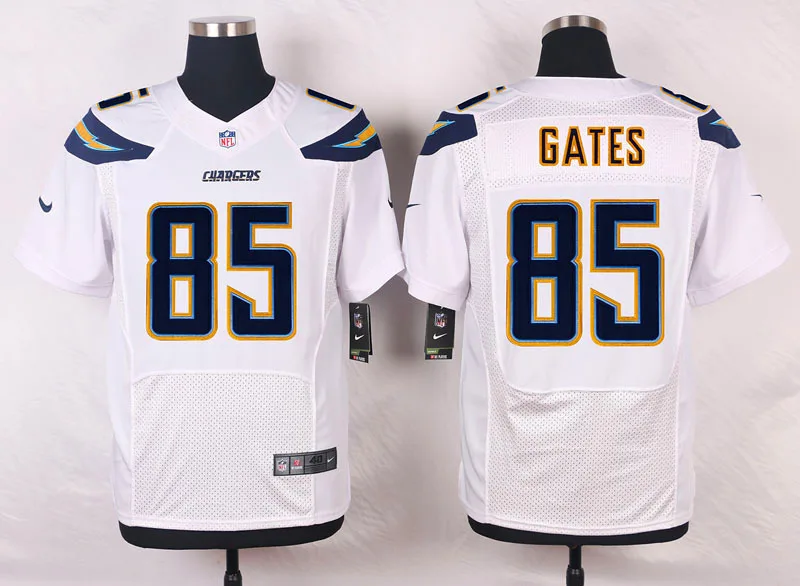 Белый Stitiched, Los Angeles#85 Antonio Gates Jersey - Цвет: Белый