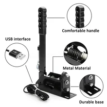 Зажим для ручного тормоза JQSKUNP, 14 бит, SIM, USB для Logitech Racing Games, G25/G29/T300/T500, FANATECOSW для LFS, зажим для ручного тормоза Зажим для ручного тормоза JQSKUNP, 14 бит, SIM, USB для Logitech Racing Games, G25/G29/T300/T500, FANATECOSW для LFS, зажим для ручного тормоза