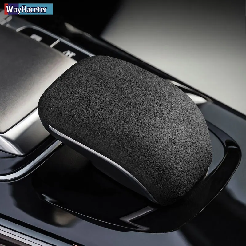 Ручка переключения передач из ультразамши ABS наклейка на отделку для Mercedes Benz W177