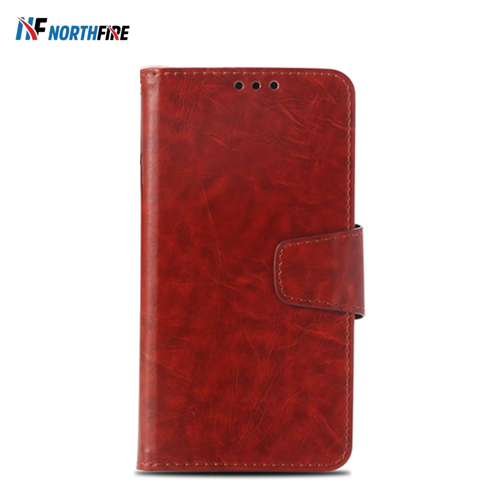 Кожаный чехол кошелек NORTHFIRE для Samsung S6/S7/S8/S9/S10/S10e/S10Plus Note5/8/9/A держатель