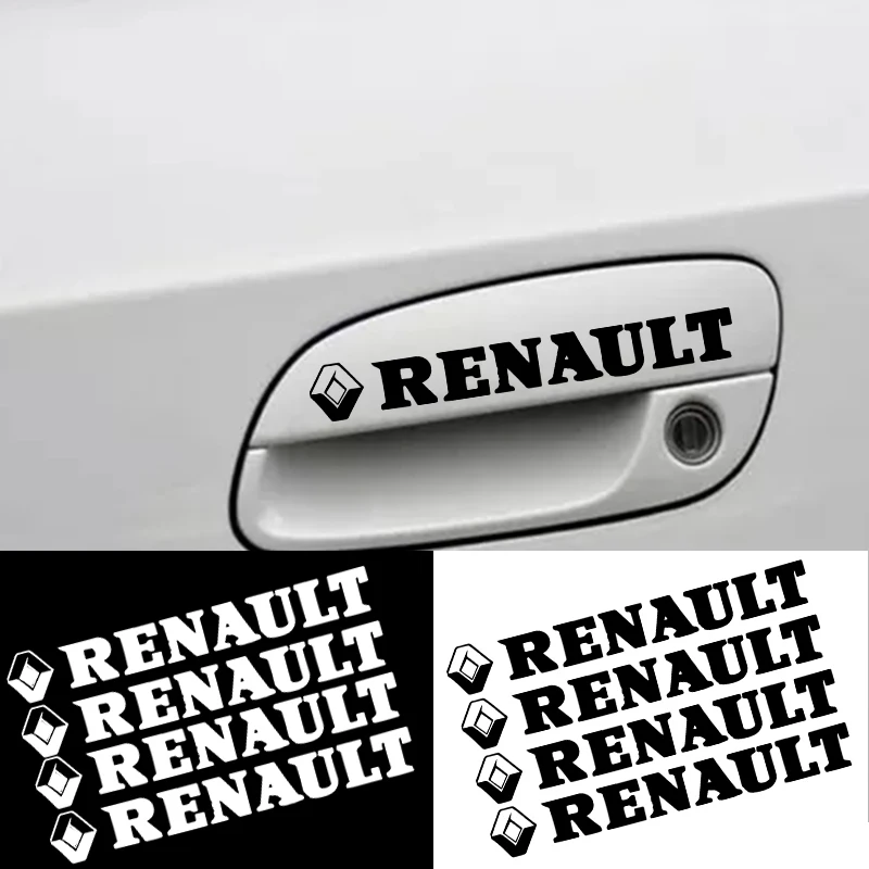 4 шт. наклейки на окна заднего зеркала для Renault Megane 2 3 Duster Logan Clio Laguna Captur