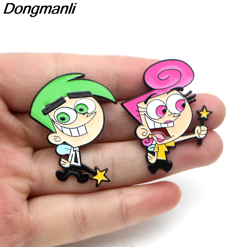 P3580 Dongmanli собаки металлические эмалированные булавки и броши для моды нагрудные