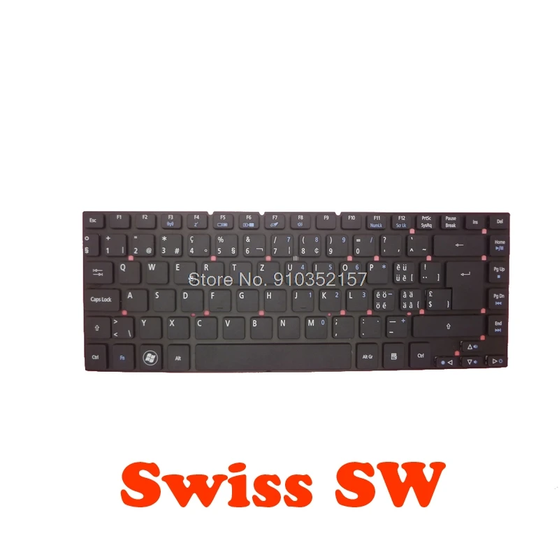 Клавиатура SW TI SP для Acer 3830 3830G 3830TG V121602AK2 PK130IO4B10 V121602AS2 PK130IO4B06 V121646CK2 AEZQSP00110 4755 4830TG |