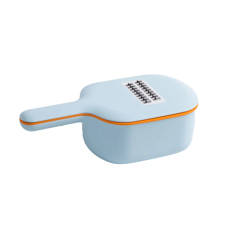 light blue Слайсер, слайсер для овощей Овощечистка Лук Терка с овощерезка фильтры кухонные принадлежности Кухонные Принадлежности - Цвет: light blue