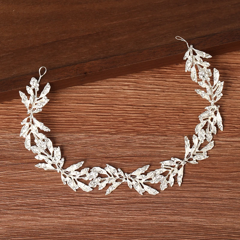 Women Hair Accessory Headbands Rhinestone Pearl Headband Bride Tiara Jewelry Wedding Hair Headdress