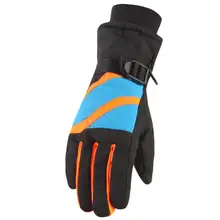 Зимние перчатки для катания на лыжах, мягкие, для женщин, с сенсорным экраном, утолщенные, холодные, утепленные, водонепроницаемые, для езды на открытом воздухе, для вождения, хлопковые, полный палец, перчатки