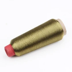 Premium Gold and Silver Metallic Embroidery Thread for DIY and Cross Stitch Projects (Wood green)