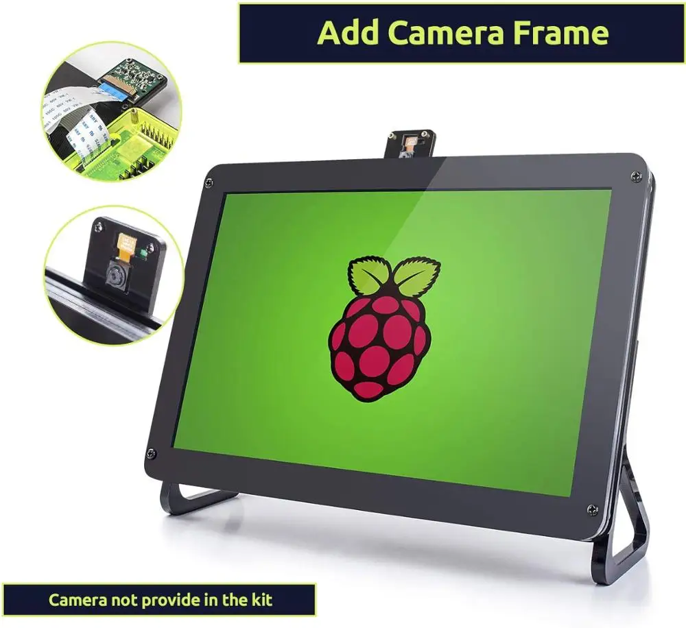 Raspberry Pi 4 экран 10 1 дюйма IPS дисплей SunFounder HDMI ЖК высокое разрешение 1280 × 800 с