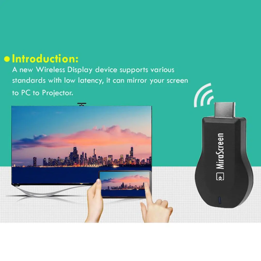 2,4G 1080P Wi-Fi дисплей приемник беспроводной Wi-Fi экран зеркальное устройство Miracast DLNA Airplay HD ТВ экран ключ в режиме реального времени