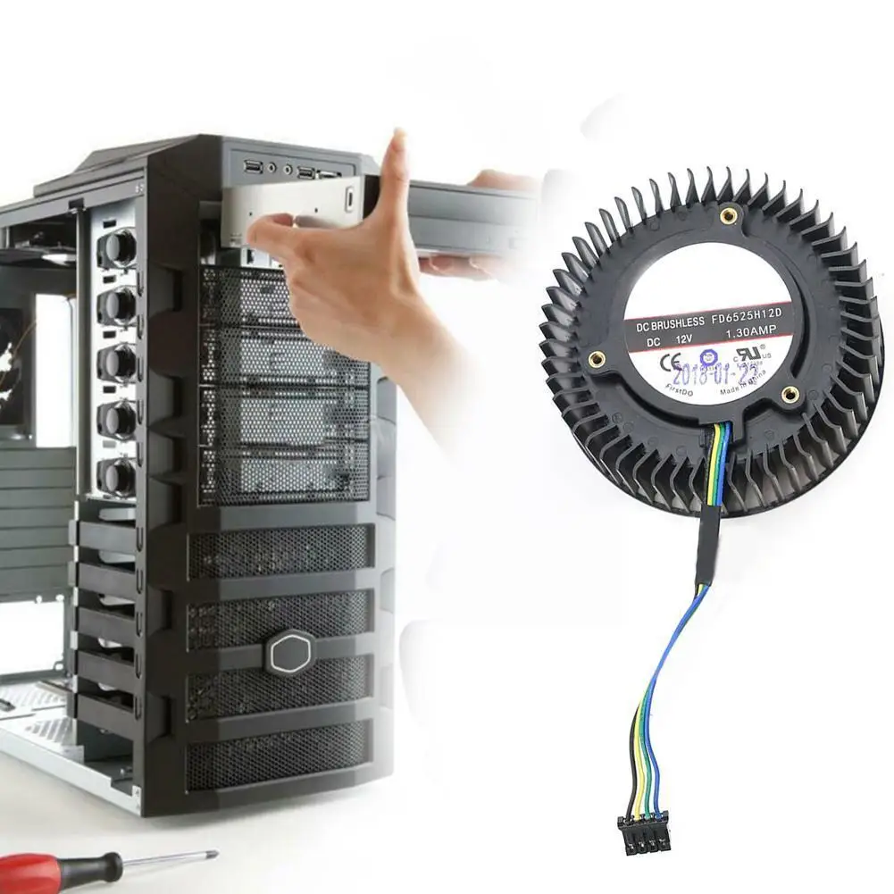 Запасные кулеры для ASUS TURBO-GTX 1080ti 1080 1070 1070ti 1060 TURBO запчасти ремонта видеокарты Q7I1 |