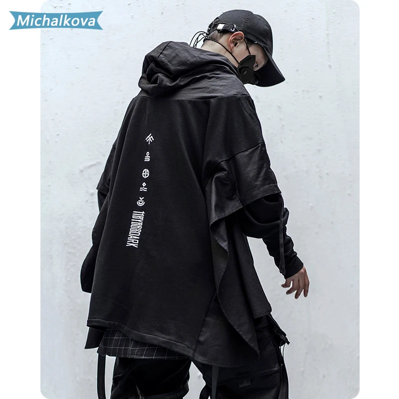 Harajuku Streetwear Darkness Hoodie Asian M (US/EU S) / Orange