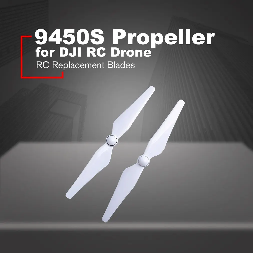 

Self-tightening Propeller White Drone Props Spare Blades with Base Self-adjusting Props for DJI 9450S for Phantom 4/Pro
