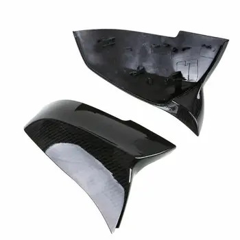 

Replacement Mirror Cover Set Car 1 Pair Exterior Carbon Fiber Left/Right