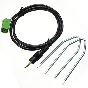 

Vehemo AUX Adapter Cable Aux-Input Interface Car Audio Cable Accessories Audio AUX Adapter Cable for Interior for Renault