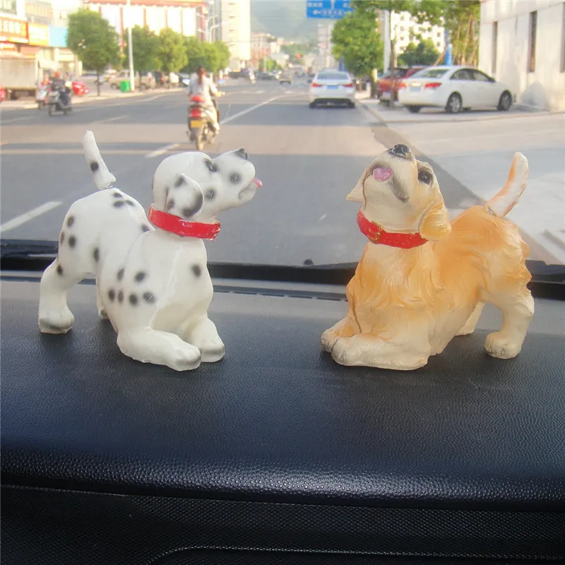 Моделирование милый щенок статуя пасторальная собака/такса/Лабрадор/золотистый