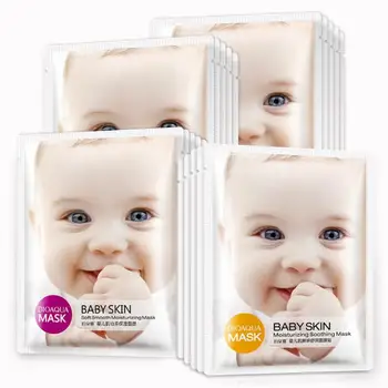 

BIOAQUA Baby Skin Facial Mask Smooth Moisturizing Whitening Wrapped Mask Oil Control Mask Skin Care